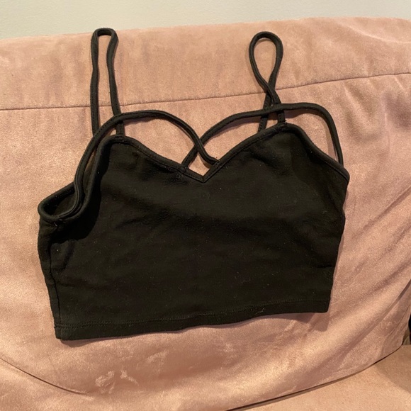 Brandy Melville Criss-cross Bralette - Picture 2 of 4